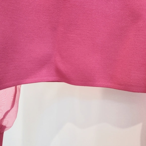 House of Harlow 1960 Sheer Puff Sleeves Knit Top - Picture 7 of 13